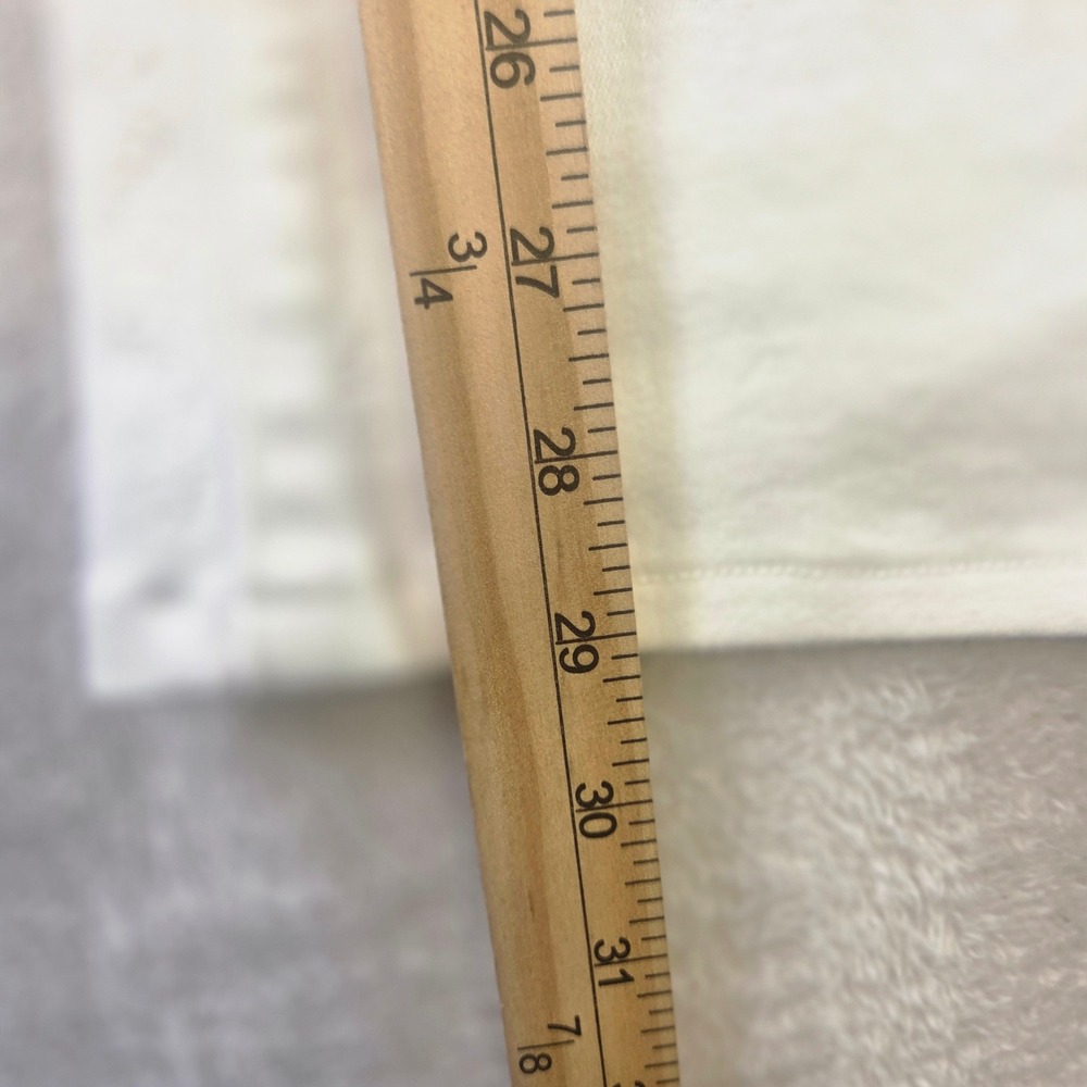 White House Black Market High Rise Wide Leg Sailor Pants White Silver Button 00L - Picture 3 of 11